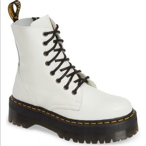 Dr. Martens AirWair Jadon boot in WHITE